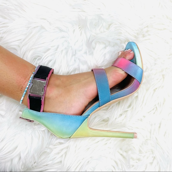 Multi iridescent buckle heel - Picture 10 of 11